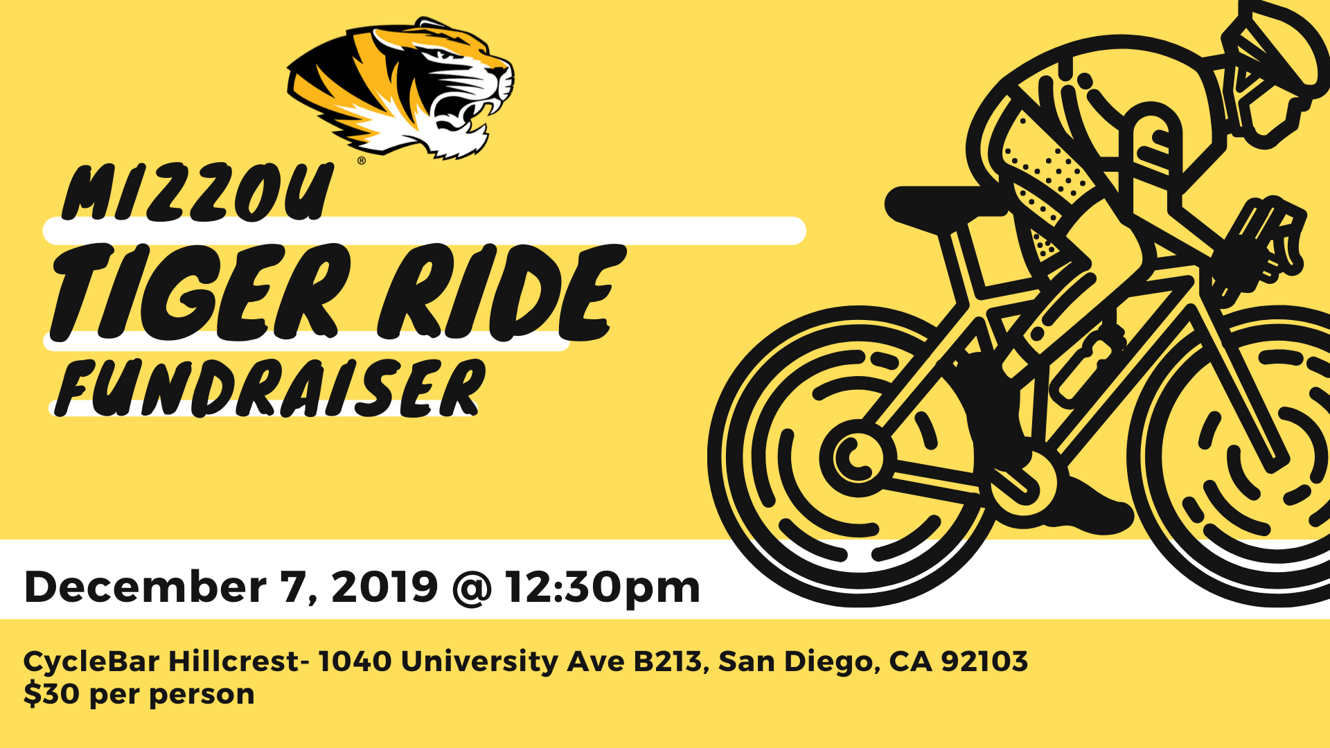 Mizzou Tiger Ride Fundraiser!